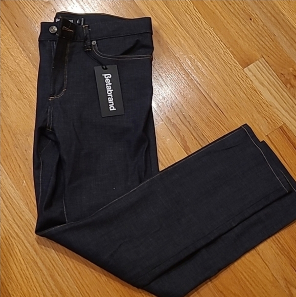 NWT Betabrand Stretch Jeans Dark Wash Size 30 - Picture 5 of 8
